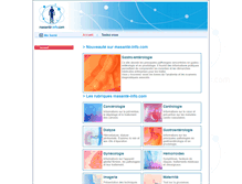 Tablet Screenshot of masante-info.com